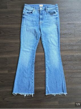 Mother Weekender Fray Flare Jean 31 Boho Chic